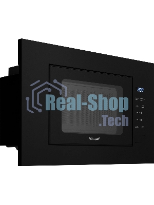 Микроволновая печь встраиваемая Weissgauff HMT-206 Compact черный, 20 л, 700 Вт, переключатели - сенсор