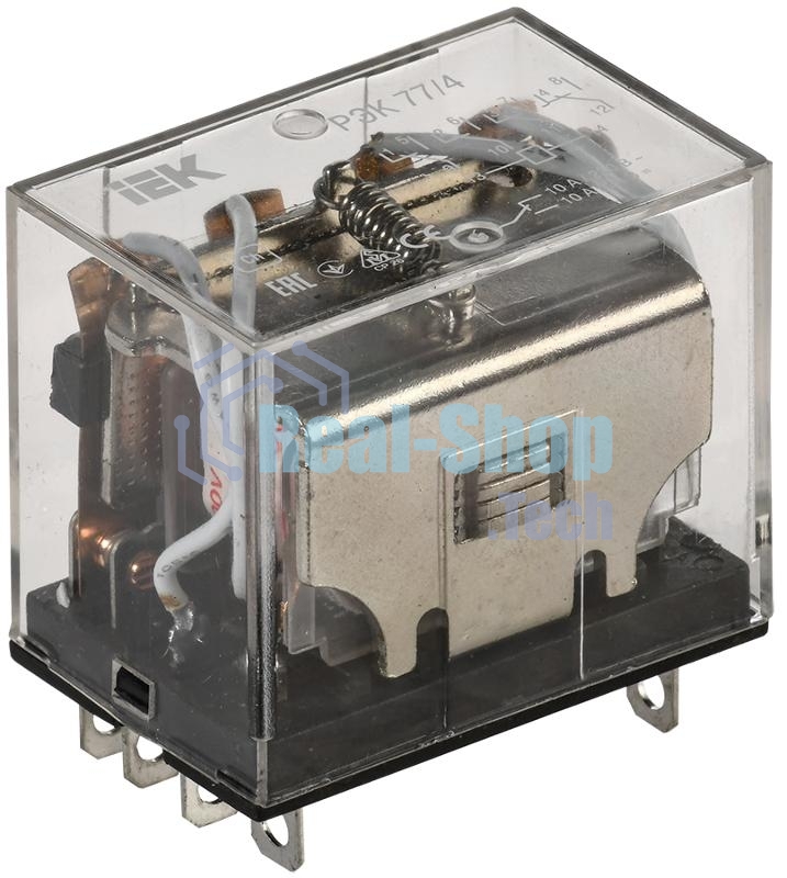 Реле РЭК77/4(LY4) 10А 220В АC RRP10-4-10-220A IEK
