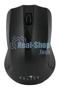 Мышь беспроводная Oklick 485MW черный, 1200 dpi, радиоканал, USB, кнопки - 3