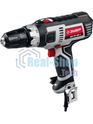 Дрель-шуруповерт сетевой ЗУБР ДШ-М1-400-2, Сетевая, 400Вт