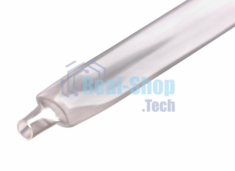 Термоусаживаемая трубка Rexant 10,0/5,0 мм, прозрачная, упак. 50 шт. по 1 м