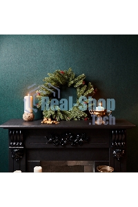 Еловый венок с ягодами Neon-night Ø 45 см, литой