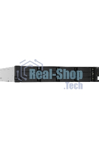 Сетевое хранилище без дисков SMB QNAP TS-1232PXU-RP-4G 12-Bay quad-core 64-bit AL324 1.7 GHz rackmount NAS with 250W redundant PSU, 4Gb DDR4 UDIMM RAM (max 1x16GB), SATA 6Gb/s, 2x 10GbE SFP+ LAN, 2x2.5 GbE LAN, 1x PCIe Gen2 x2 slot. W/o RAIL-B02