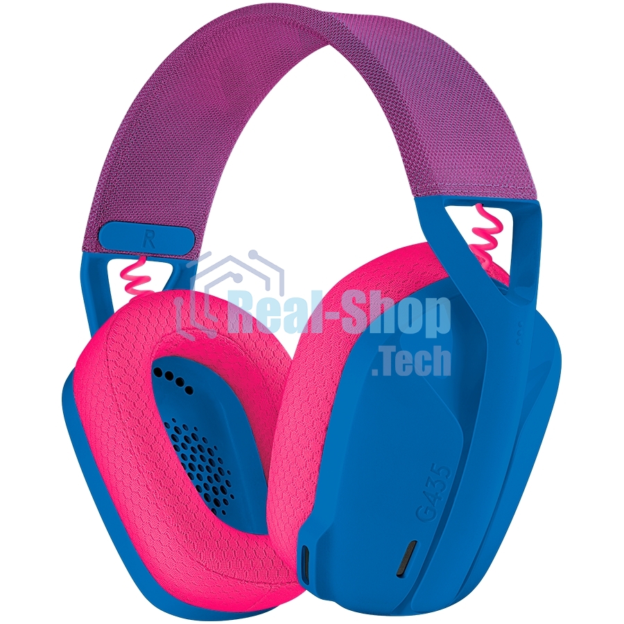 Гарнитура беспроводная Logitech Headset G435 LIGHTSPEED Wireless Gaming BLUE - Retail