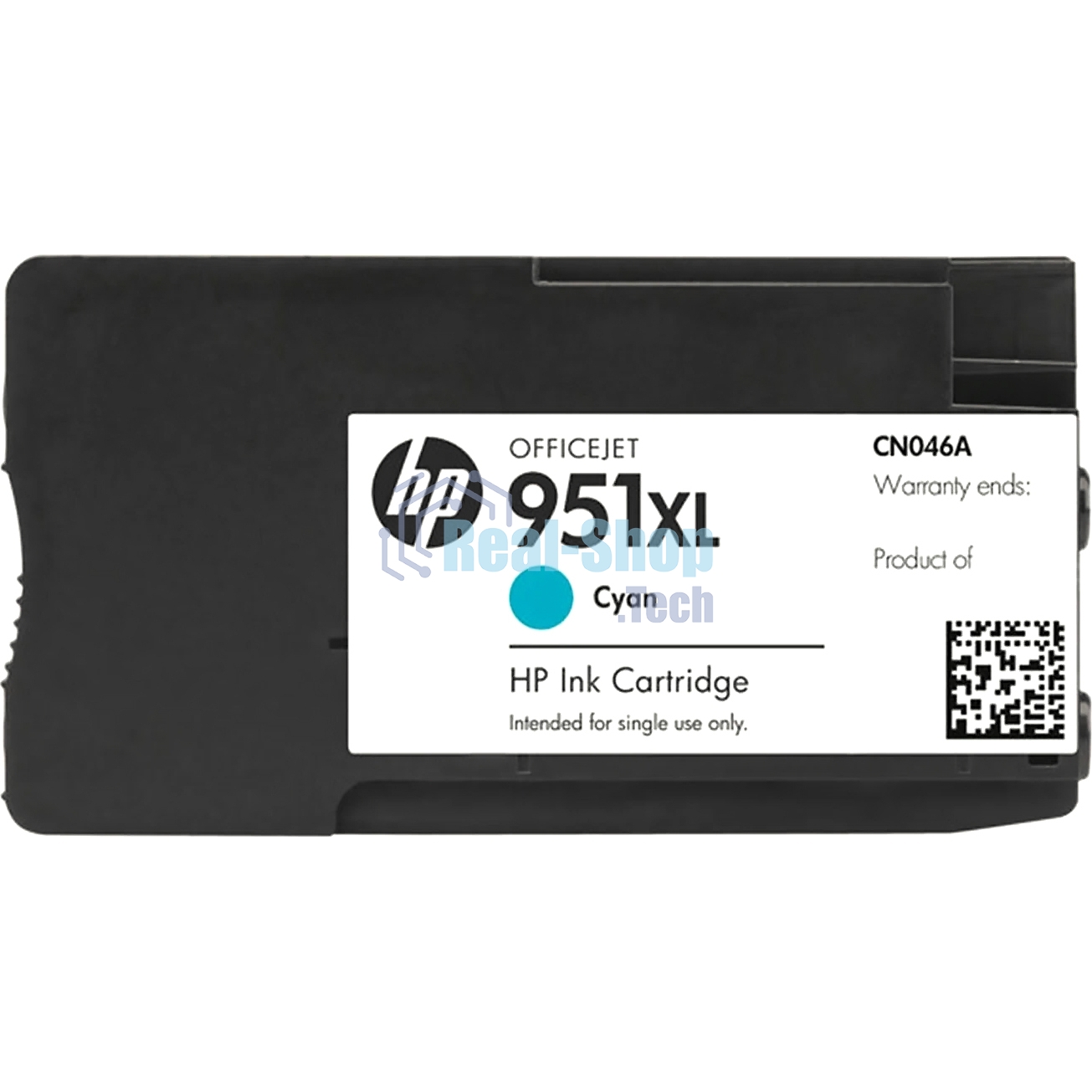 Картридж струйный HP 951XL CN046AE голубой для HP OJ Pro 8100/8600 (1500 стр.)