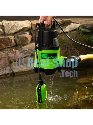 Дренажный насос Сибртех для грязной воды СДН650-35 650 Вт напор 8 м 11000 л/ч