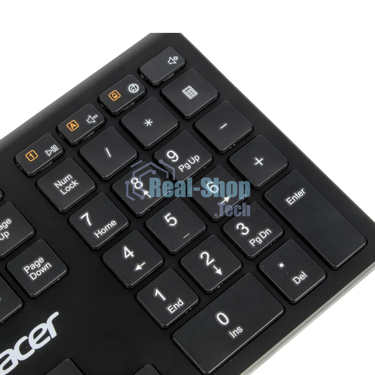 Клавиатура беспроводная Acer OKR020, USB, Радиоканал, черный