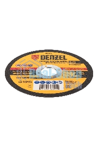 Круг отрезной по металлу Denzel WA60TBF 125х1.0х22.2мм в метал.банке, 10шт. 737610