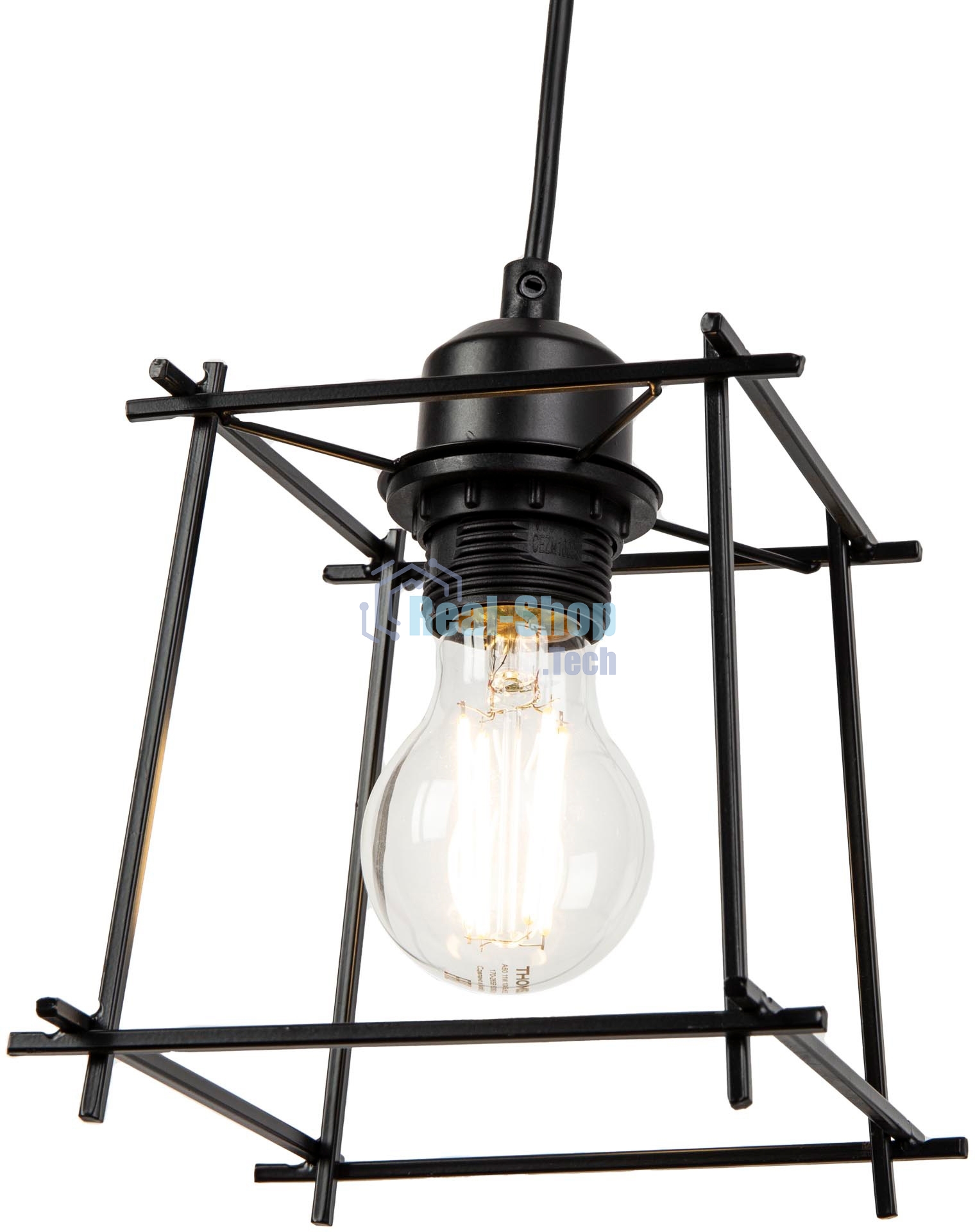 Светильник потолочный Hiper Подвес 1хЕ27х60Вт черный H046-0