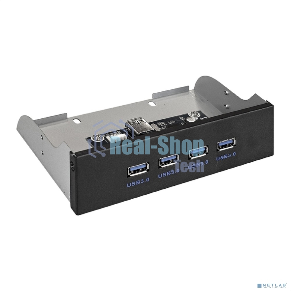 Планка USB на переднюю панель ExeGate EX289290RUS U5H-625, 5,25
