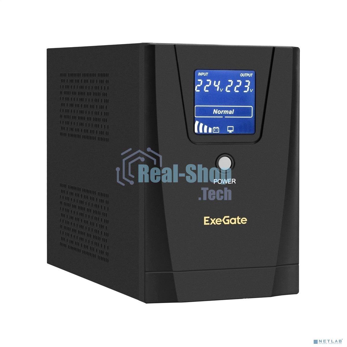 Источник бесперебойного питания ExeGate EP285500RUS SpecialPro Smart LLB-1500.LCD.AVR.C13.RJ.USB 1500VA/950W, LCD, AVR, 6*IEC-C13, RJ45/11, USB, черный