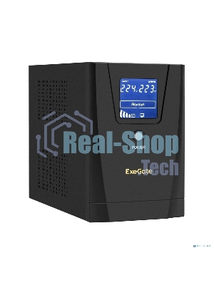 Источник бесперебойного питания ExeGate EP285500RUS SpecialPro Smart LLB-1500.LCD.AVR.C13.RJ.USB 1500VA/950W, LCD, AVR, 6*IEC-C13, RJ45/11, USB, черный