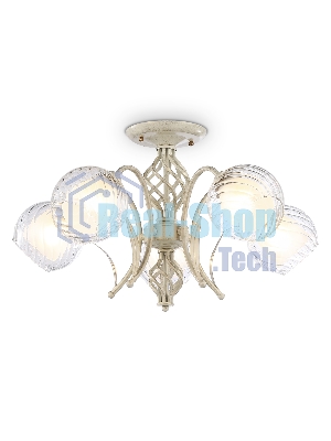Светильник Ambrella light TR3066/5 WH/GD белый/золото E27*5 max 40W D590*340