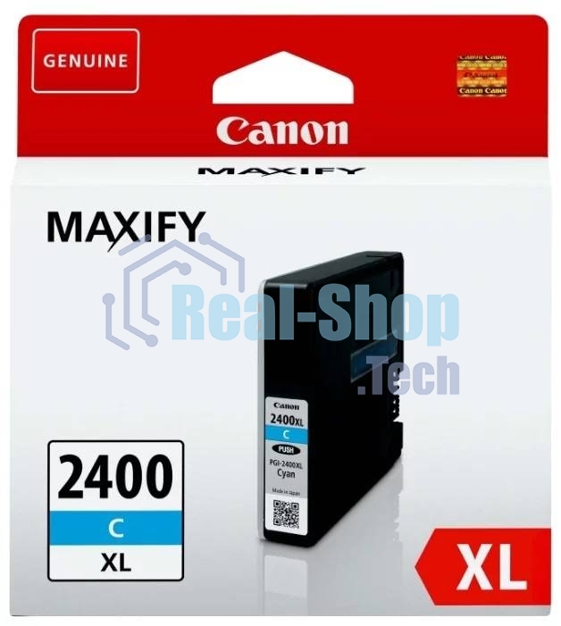 Картридж струйный Canon PGI-2400XL голубой, 1500 стр., для MAXIFY iB4040/МВ5040/МВ5340