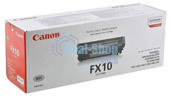 Картридж лазерный Canon FX-10 (0263B002) черный (2000 стр) для Canon FAX L100/120, MF4018/4120/4140/4150/4270/4320/4330/4340/4350/4370