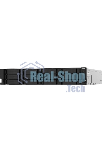 Сетевое хранилище без дисков SMB QNAP TS-1232PXU-RP-4G 12-Bay quad-core 64-bit AL324 1.7 GHz rackmount NAS with 250W redundant PSU, 4Gb DDR4 UDIMM RAM (max 1x16GB), SATA 6Gb/s, 2x 10GbE SFP+ LAN, 2x2.5 GbE LAN, 1x PCIe Gen2 x2 slot. W/o RAIL-B02