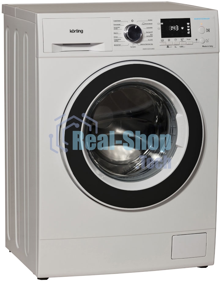 Стиральная машина Korting KWM 42ID1460 белый, загрузка фронтальная 6 кг, 1400 об/мин, класс: А+++