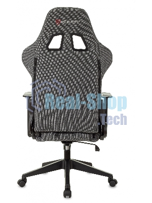 Кресло Zombie Neo 3C1 серый, экокожа, 120 кг, механизм качания