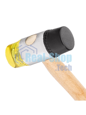 Молоток рихтовочный Sparta бойки 35 мм, комбинированная головка, деревянная ручка