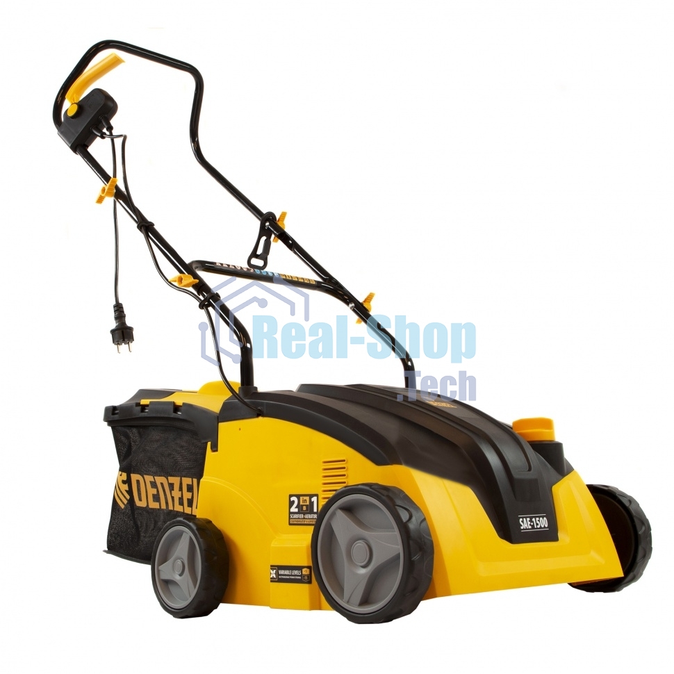 Скарификатор-аэратор электрический Denzel SAE-1500, 1500 Вт, -11/+5 см, 32 cм