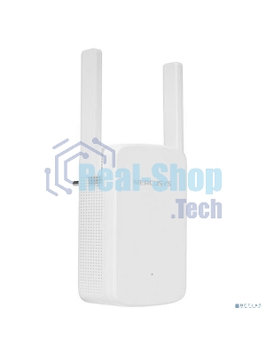 Усилитель сигнала Mercusys ME30 AC1200 Wi-Fi Range Extender, 300 Mbps at 2.4 GHz + 867 Mbps at 5 GHz, 1 x 10/100 LAN, 2× Fixed External Antennas, Wall Plugged, WPS/Reset Button, Signal Indicator, Range Extender/Access Point mode, Adaptive Path Selection