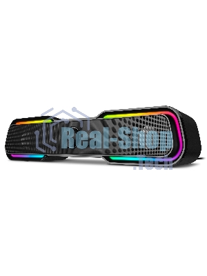 Акустическая система SVEN 450 2.0 (2x5W, Bluetooth, RGb-подсветка) черная