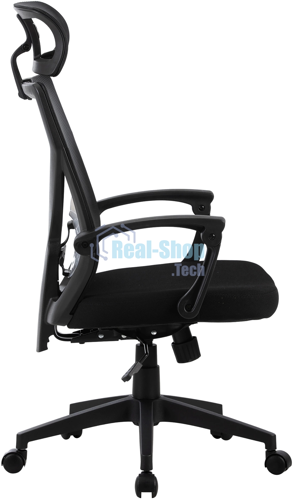 Кресло компьютерное Cactus CS-MC414-BK черный, сетка/ткань