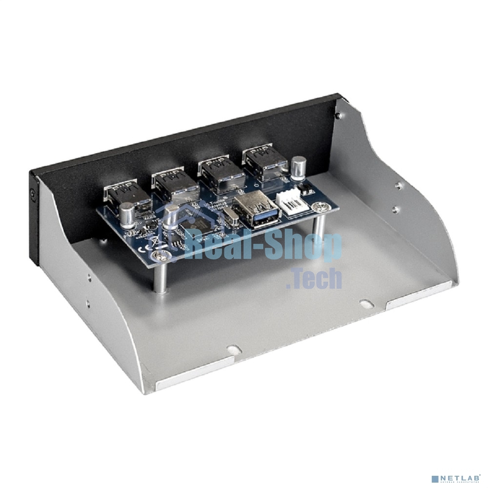 Планка USB на переднюю панель ExeGate EX289290RUS U5H-625, 5,25