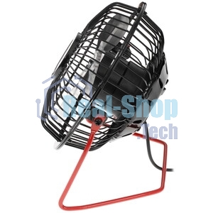 Вентилятор Centek CT-5040 чёрный, настольный, 2.5 Вт, 1 скорость, 10.4 см