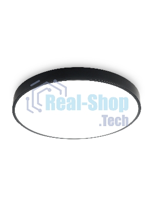 Потолочный светодиодный светильник Ambrella light FZ1205 BK черный IP54 18W 5000K D270*60 (без ПДУ)
