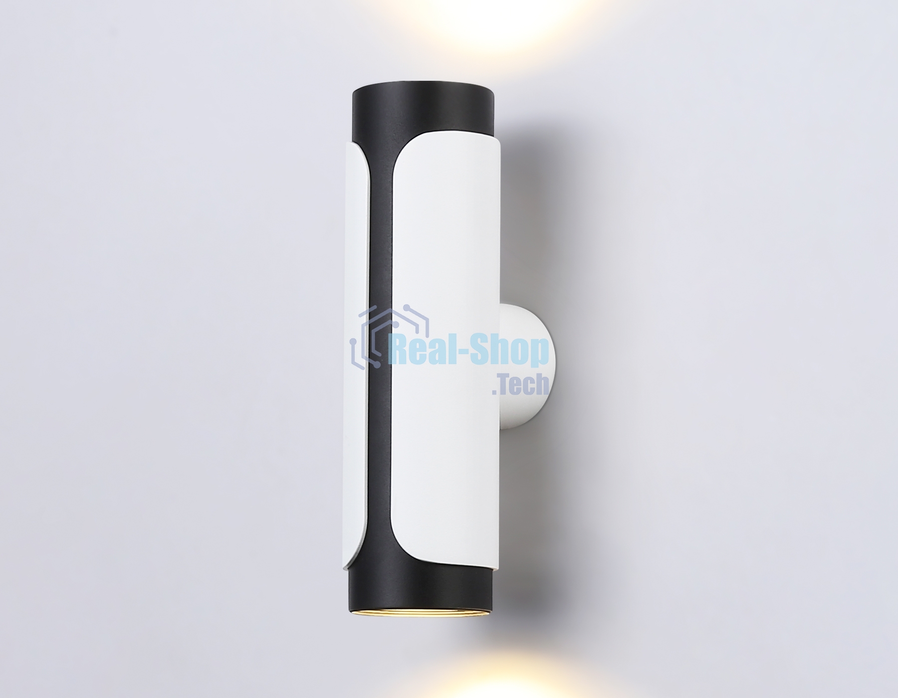 Светильник Ambrella light TN51614/2 WH/BK белый/черный GU10/2 D58*195*82