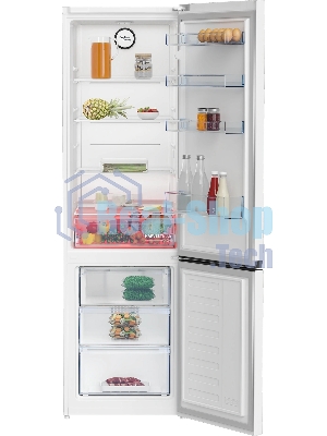Холодильник Beko B1RCNK362W белый, двухкамерный, 220/100л, морозилка снизу, No Frost