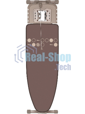 Гладильная доска Ника НТ16/Ш 120x46см рег.высот. рукав.платф. шоколадный