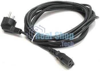 Кабель питания Cord Power Gembird/Cablexpert PC-186/1.8м, Schuko- C13, 6А, черный, с зазем.