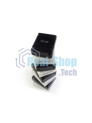 Флешка USB QUMO 16Gb, NANO QM16GUD-NANO-B черный