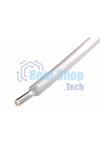 Термоусаживаемая трубка Rexant 5,0/2,5 мм, прозрачная, упаковка 50 шт. по 1 м