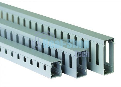 Кабель-канал перфорированный 15х30 L2000 RL75 G ДКС 00672RL