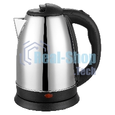 Чайник электрический Starwind SKS1053 1.8 л, 1500 Вт, серебристый/черный (корпус: нержавеющая сталь/пластик)