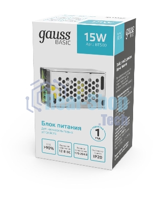 Блок питания Basic 12V 15W IP20 1/200