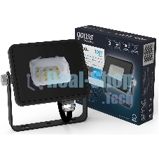 Прожектор светодиодный Gauss LED Qplus 10Вт IP65 6500К черный