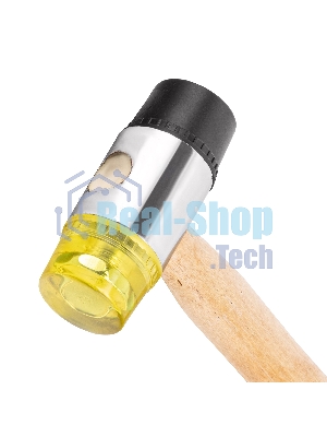 Молоток рихтовочный Sparta бойки 35 мм, комбинированная головка, деревянная ручка