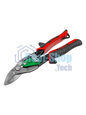 Ножницы по металлу Matrix, 250 мм, правый рез,сталь CRMO,двухкомпонентные рукоятки, PRO