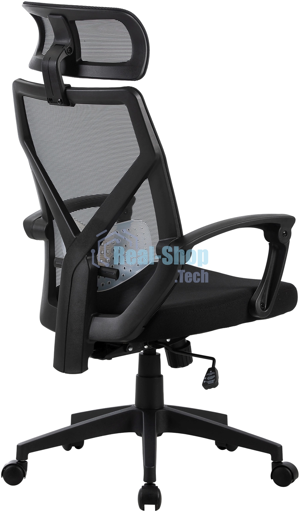 Кресло компьютерное Cactus CS-MC414-BK черный, сетка/ткань