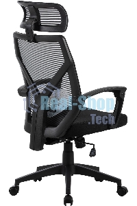 Кресло компьютерное Cactus CS-MC414-BK черный, сетка/ткань