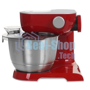 Кухонная машина Bosch MUM5X720 планетар.вращ. 1000Вт красный/серый