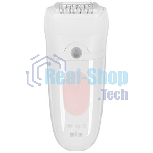 Эпилятор Braun SE5-050 скор.:2 насад.:4 от электр.сети от аккум. белый/розовый