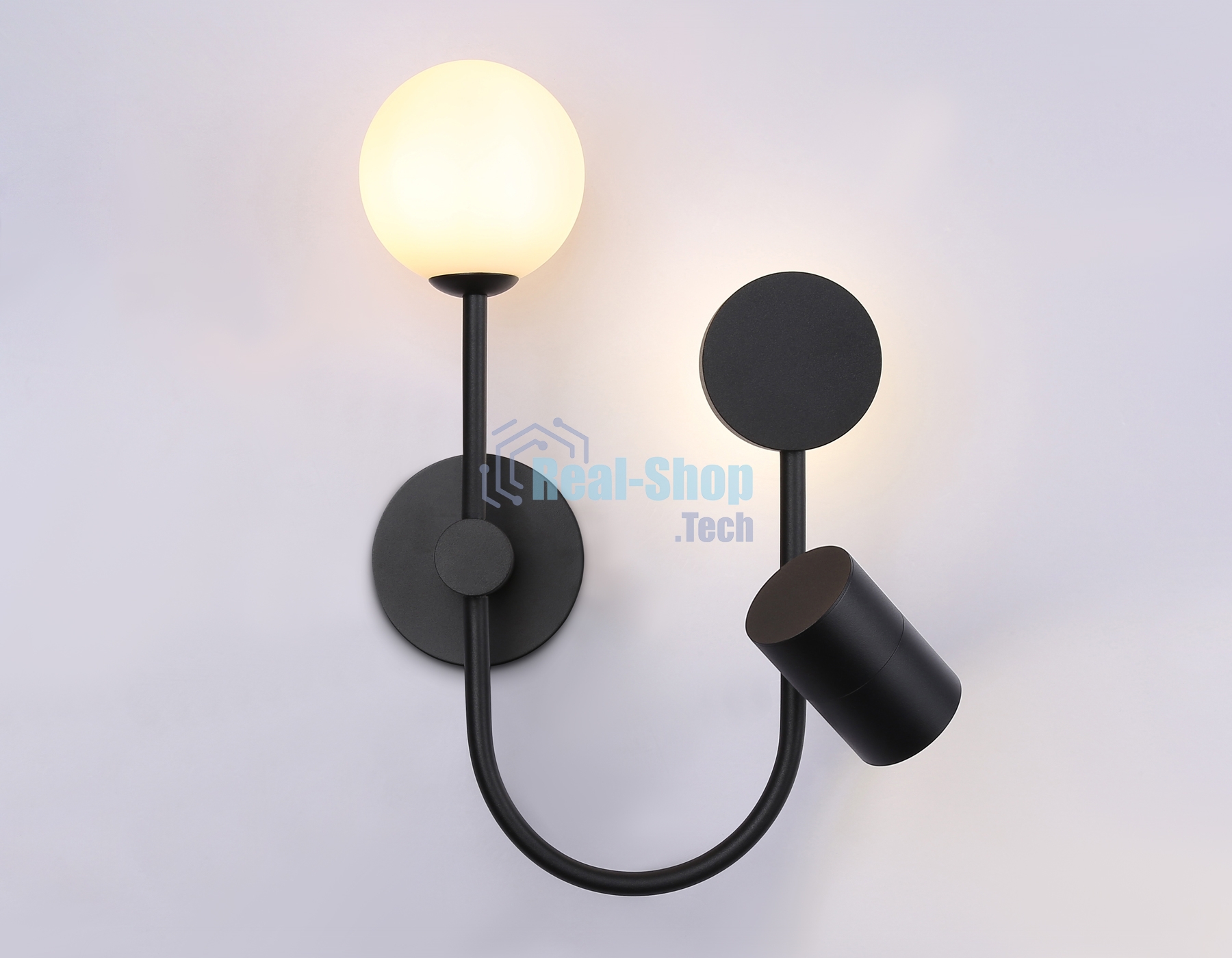 Светильник Ambrella light FL66389/3 BK черный 4W 4200K+G9+GU10 378*200*100