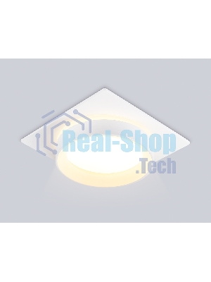 Светильник Ambrella light TN6709 WH белый IP44 GX53 max 15W 105*105*45