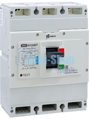 Выключатель автоматический PRO.KVANT TM-630S 3P 500A 50kA | KV0000120 | Контактор (Legrand)