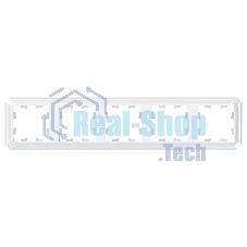 Рамка AtlasDesign Antique 5-постовая, универсальная, белый